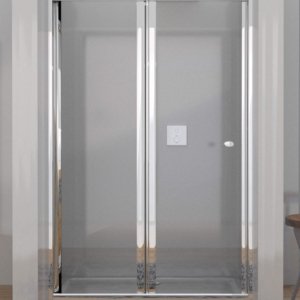 70cm Clear Glass Single Hinged Shower Door
