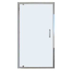 Anti-Panic Single Hinged Shower Door 6mm Clear