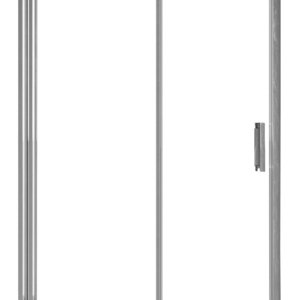 Bonussi Fiona Single Hinged Shower Door 6mm Clear Glass