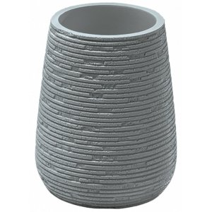 Bonussi Gray Toothbrush Holder 11.1x8.7x8.7cm