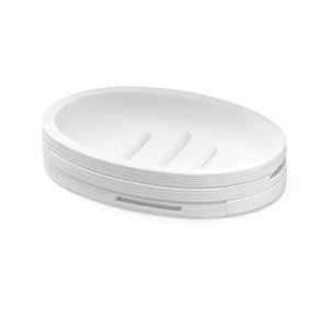 Bonussi White Countertop Soap Holder 2.5x13x9 cm