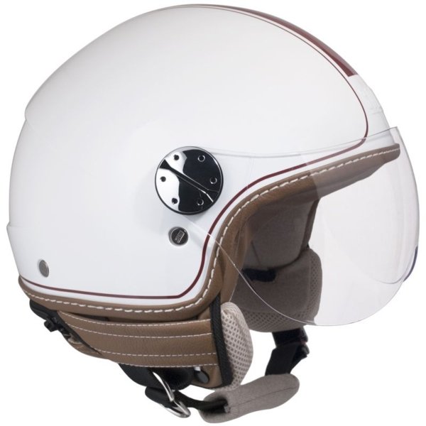Casco Jet per Scooter Visiera Sagomata CGM Santa Monica 109V Bianco