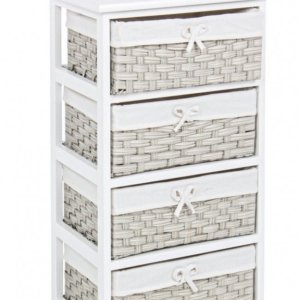 Cassettiera 4 Cassetti Livigno 40x29 in Legno