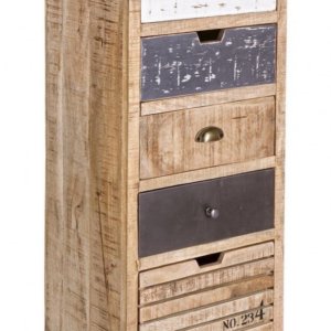 Cassettiera 5 Cassetti Tudor in Legno