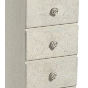 Cassettiera in Legno 7 Cassetti Mini Lipsia Beige Chiaro