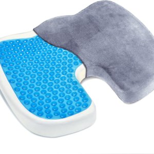 Cuscino Ortopedico 45x35x7,5 cm in Gel e Memory Foam