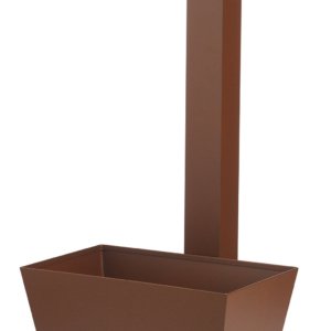 Fontana da Giardino con Rubinetto Vaschetta e Base Belfer 42/QVR Ruggine