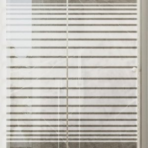 Fosterberg Tonder White H185 4mm Sliding Shower Door