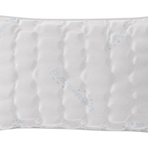 Guanciale 45x75 cm in Memory Foam Bioceramica Grigio Chiaro