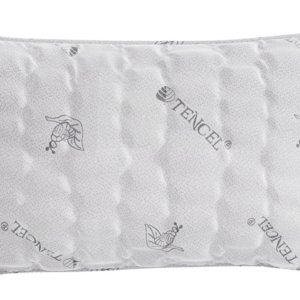 Guanciale 45x75 cm in Memory Foam Tencel Grigio Chiaro