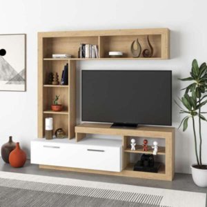 Leo White Oak Fitted Wall