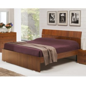 Letto Matrimoniale 98x171X200 cm noce antico