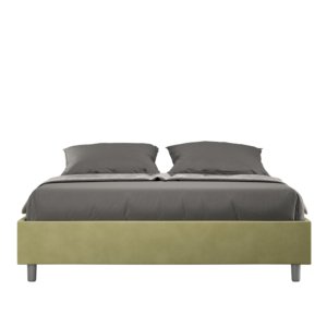 Letto Matrimoniale Large Azelia Tè Verde Varie Misure