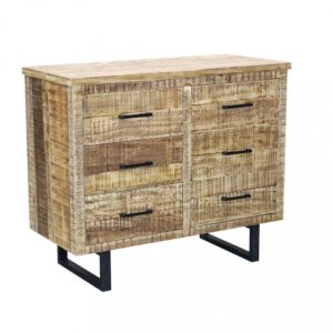 Mobile Bertram 100x45x83 h cm in Legno Marrone