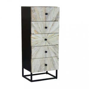 Mobile Stanley 45x35x110 h cm in Legno Marrone
