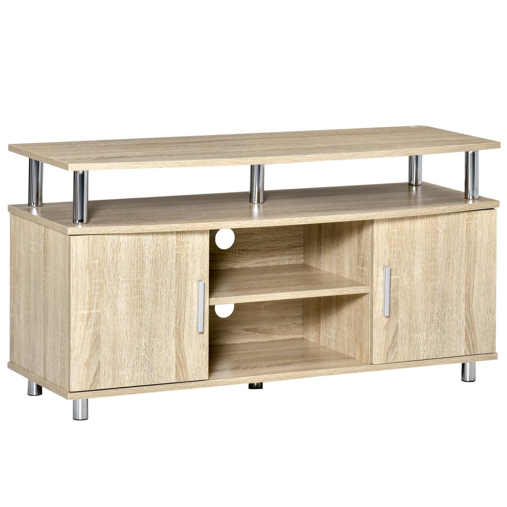 Mobile TV Stand 105x40x55cm, Up to 45" Oak