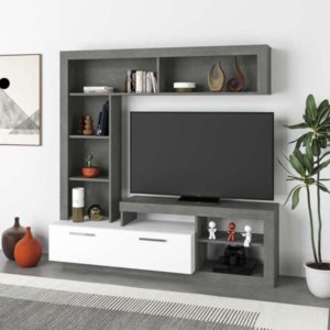 Modern Leo White Concrete Feature Wall