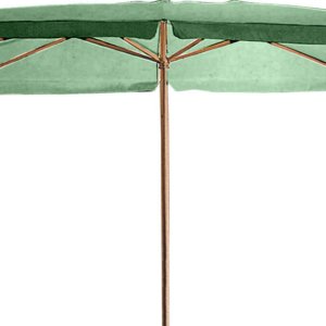 Ombrellone da Giardino 2x3 m Palo Ø48 mm in Legno Bauer Verde