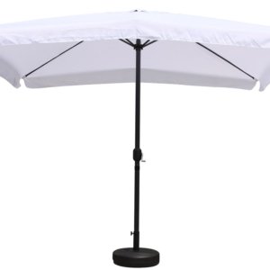 Ombrellone da Giardino 2x3 m Palo Ø48 mm in Metallo Morel Bianco