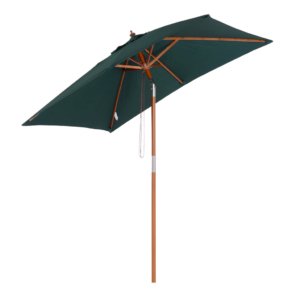 Ombrellone da Giardino Rettangolare 2x1,5m Mauritz Verde