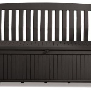 Panchina Contenitore da Giardino 132x89x61,2 cm in Resina Keter Patio Bench Antracite