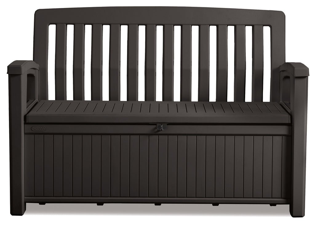 Panchina Contenitore da Giardino 132x89x61,2 cm in Resina Keter Patio Bench Antracite