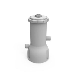 Pompa per Piscina 3800Lth con Filtro a Cartuccia Jilong Grigia