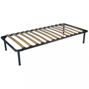 Rete Ortopedica Sanremo Singola 80x190x30 h cm in Acciaio Nero