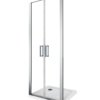 Saloon 2-Panel Hinged Shower Door 6mm H190 Multi-Size