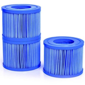 Set 3 Cartucce Filtro Antibatteriche per Piscina Idromassaggio NetSpa Vita e Octopus