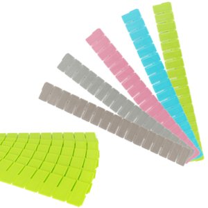 Set 3 Divisori Organizer 50x435mm Componibili per Cassetti in Plastica Verde
