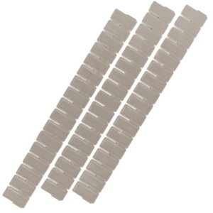 Set 3 Divisori organizer componibili per cassetti in plastica 50x435mm Beige