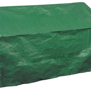 Telo Impermeabile 160x80x75cm in Poliestere per Panchine da Giardino Bauer Verde