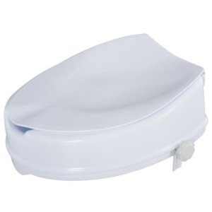 White Polypropylene Toilet Seat Riser 35x40x16cm