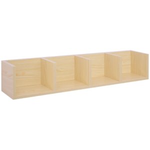 Wood Shelf & CD Storage 95x17x16.5cm (46 characters)