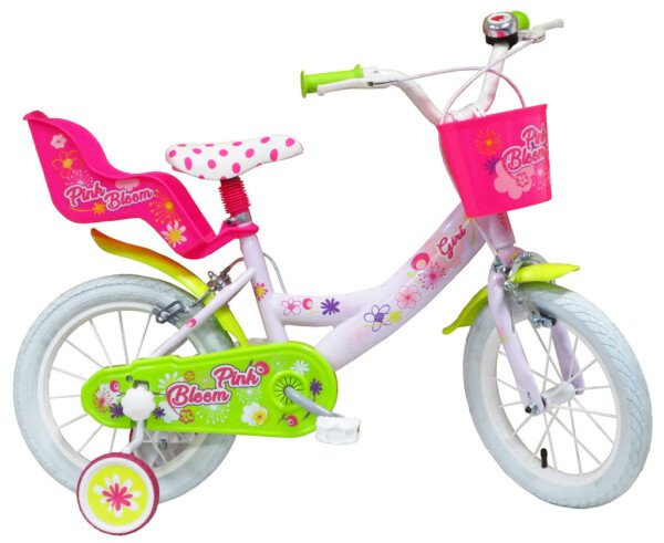 14" Girls Pink Bloom Bike