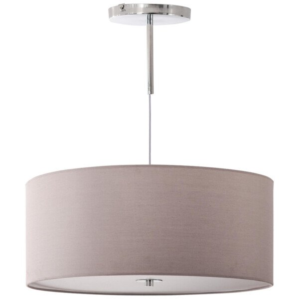 Dimmable LED Suspension Lamp 3-Color 36W Light Gray