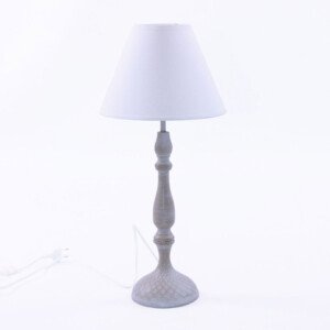 Gray Metal Table Lamp Ø23xH51