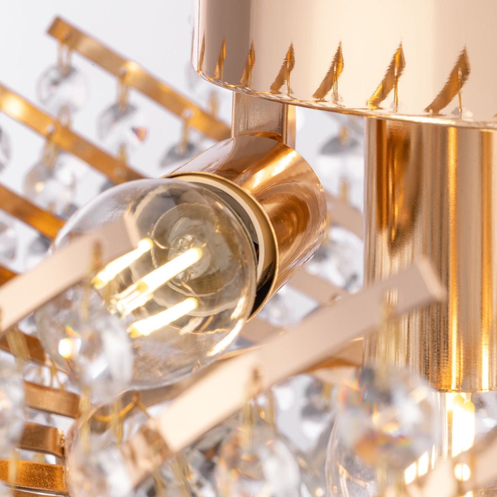 Royal Classic Chandelier - Karolina Gold Metal 2 Royal Classic Chandelier - Karolina Gold Metal