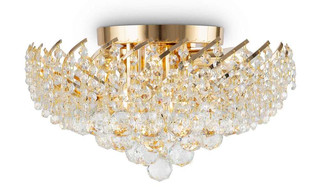 Royal Classic Chandelier - Karolina Gold Metal 4 Royal Classic Chandelier - Karolina Gold Metal